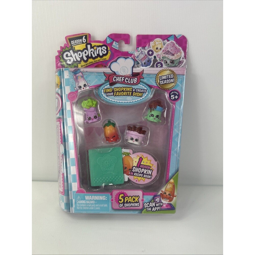 Shopkins Season 6 Chef Club 5 Pack New, Limited Season (#6)